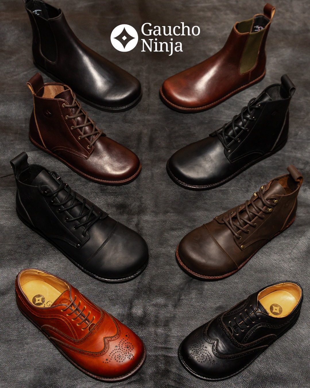 Gaucho Ninja Facebook ad: Goodyear Welted Barefoot Shoes