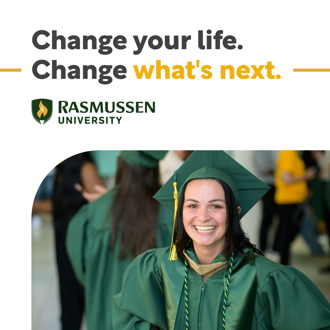 Rasmussen University Facebook ad