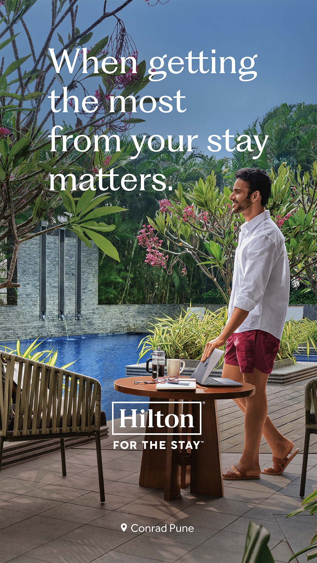 Hilton Facebook ad