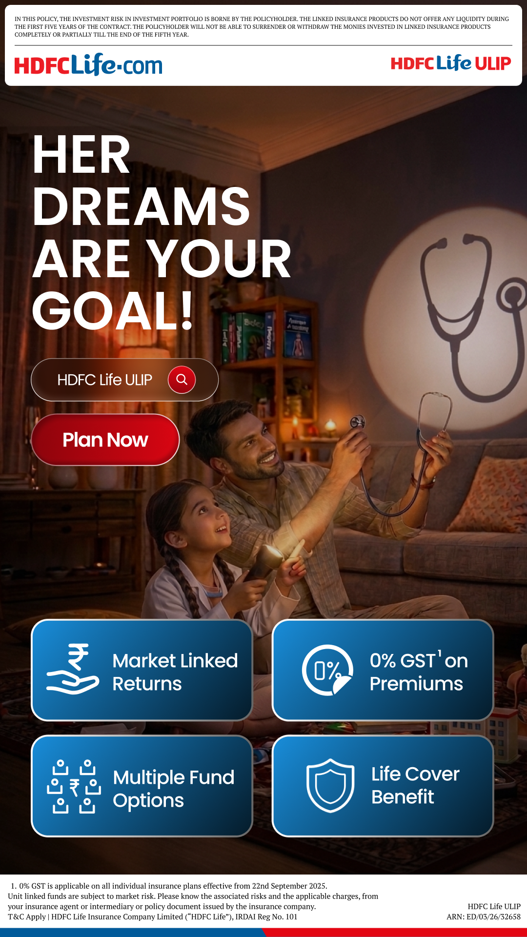 HDFC Life Facebook ad