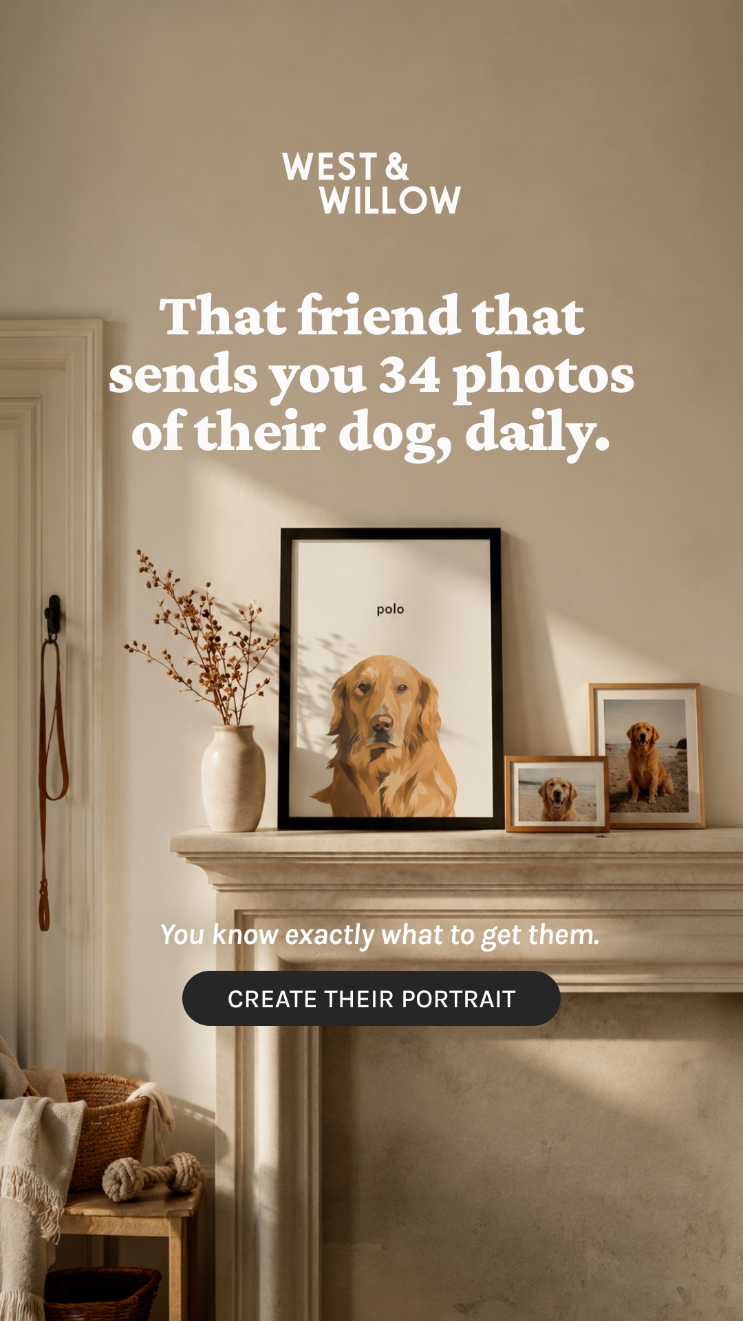 West & Willow Facebook ad