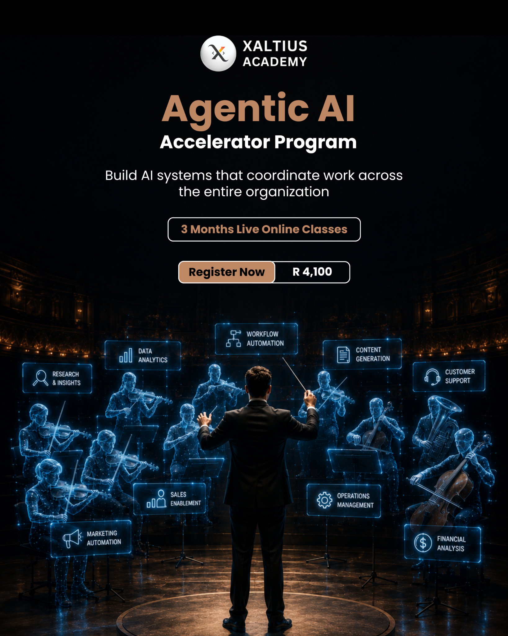 Xaltius Academy Facebook ad: Learn Agentic AI in Just 3 Months