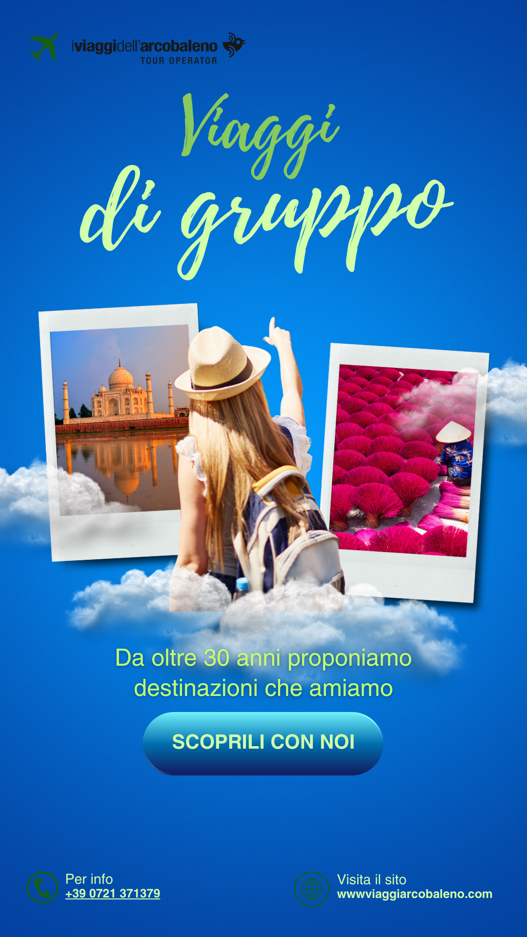 I Viaggi dell'Arcobaleno - Tour Operator Facebook ad