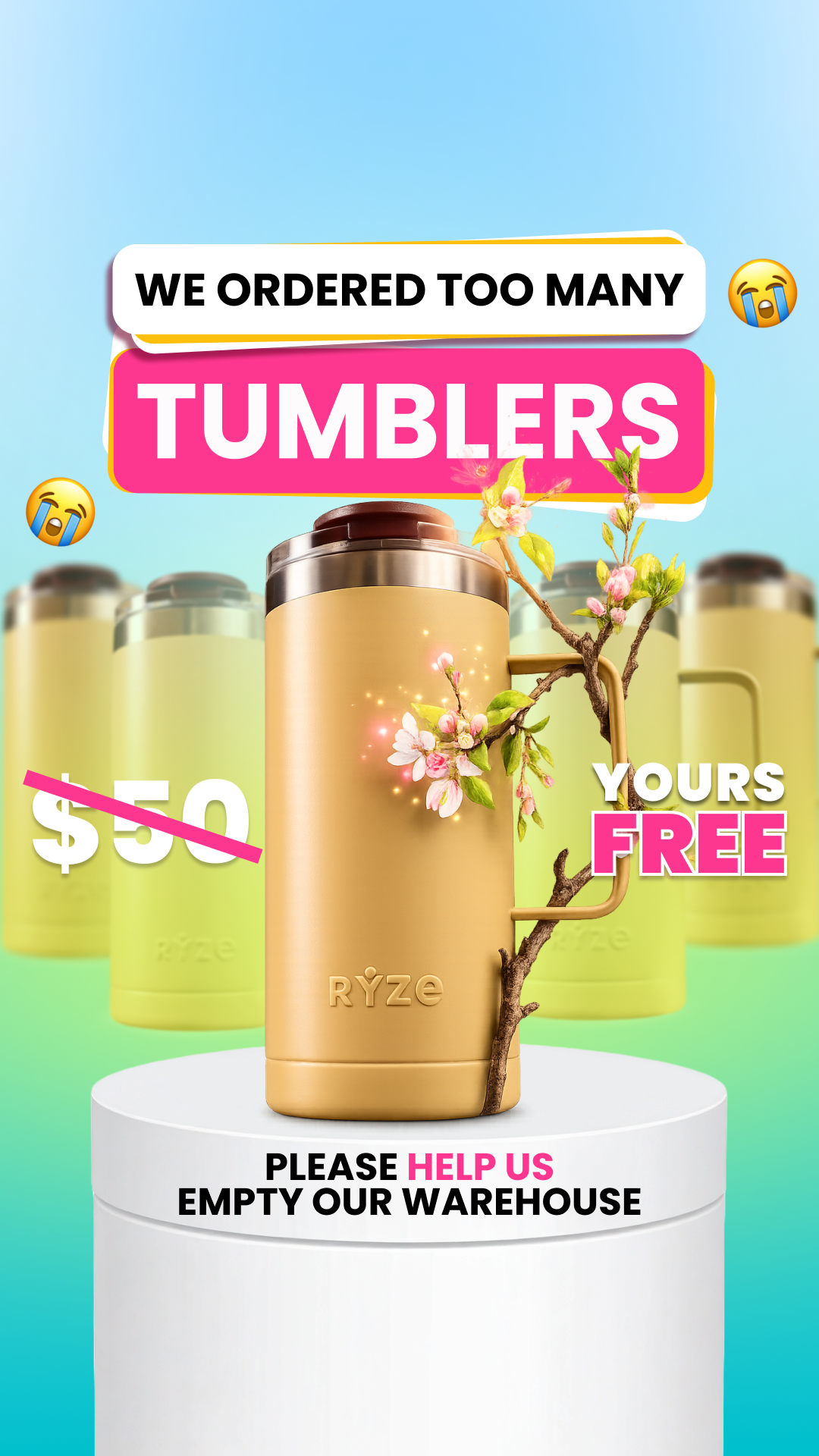 RYZE Superfoods Facebook ad