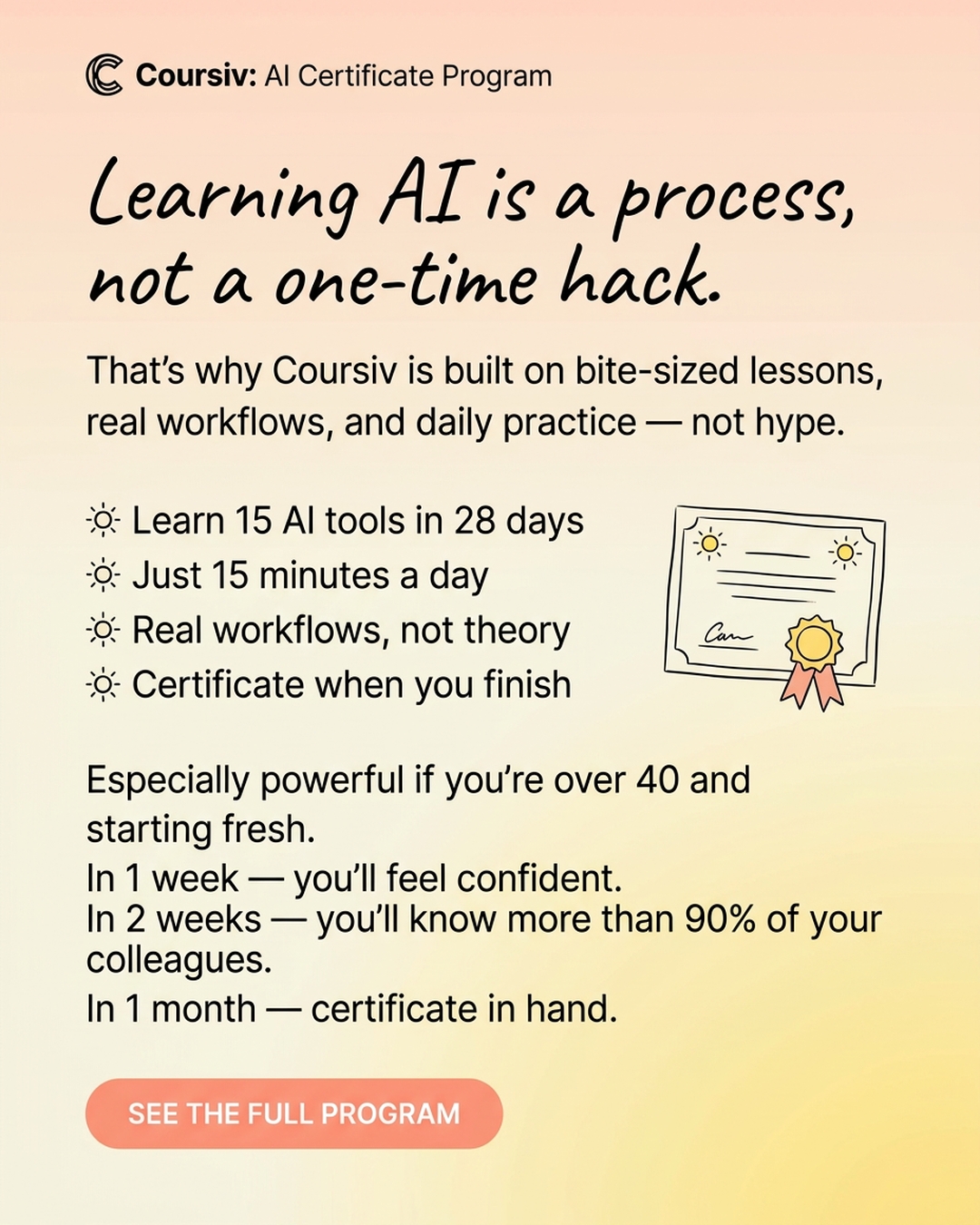 AI Made Simple Facebook ad