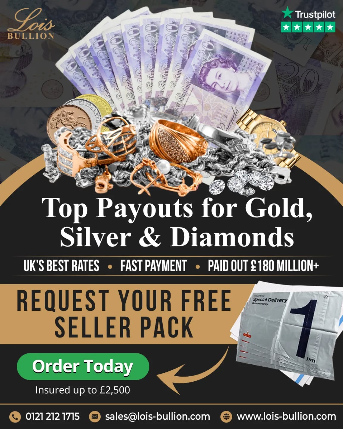Lois Bullion Facebook ad
