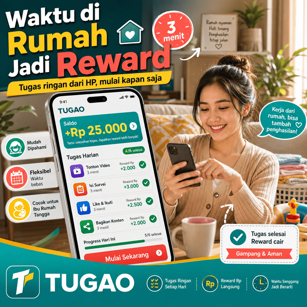 TugaoApp Facebook ad: Cuan online dari aplikasi