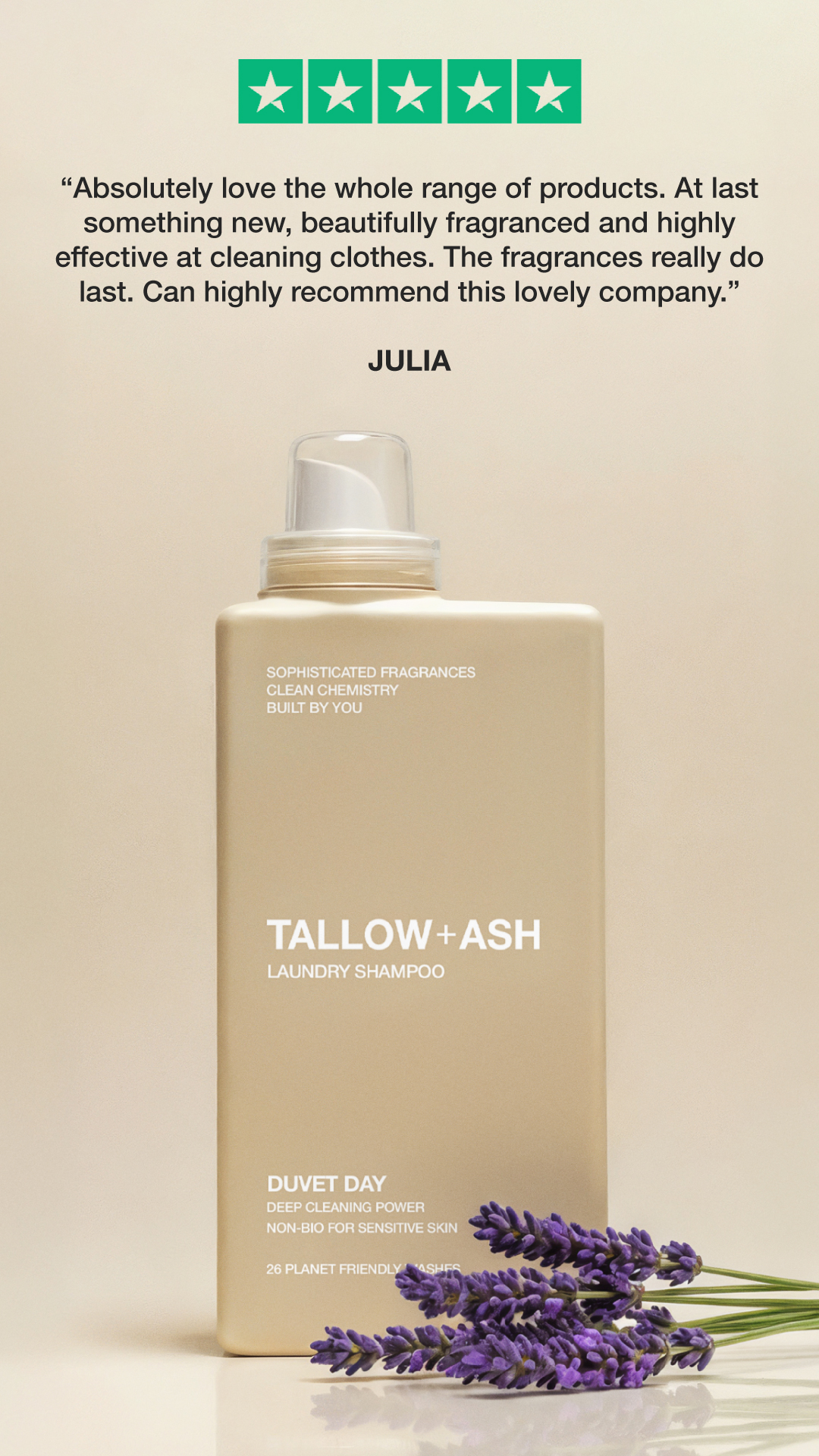 Tallow + Ash Facebook ad