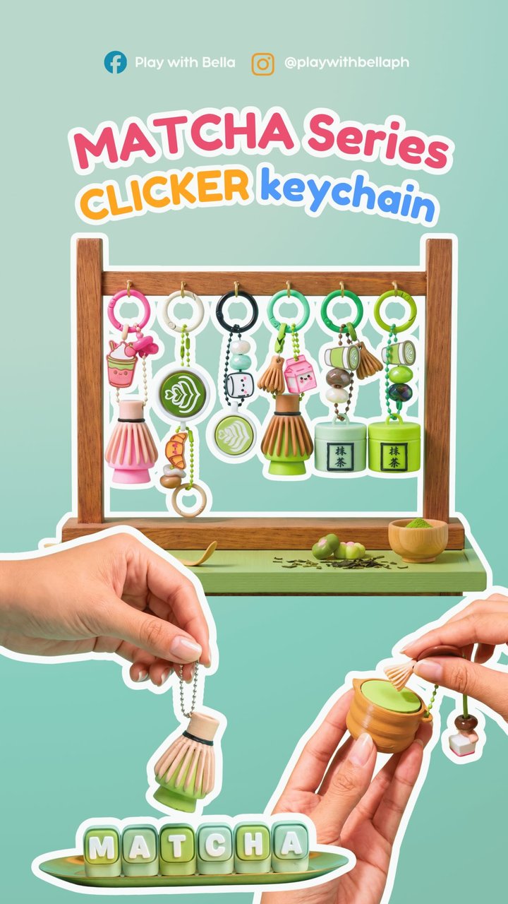 Play with Bella Facebook ad: Comment MATCHA to order!