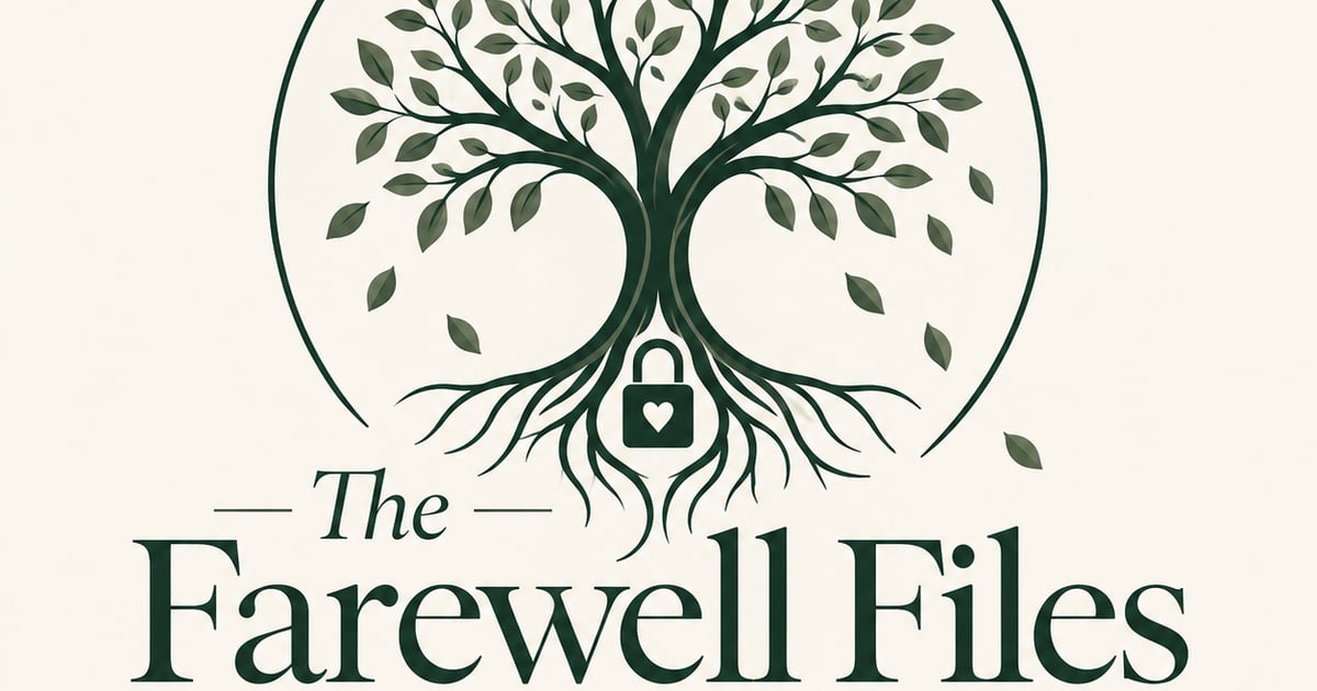 The Farewell Files Facebook ad: The Farewell Files, Leave them answers, not questions.