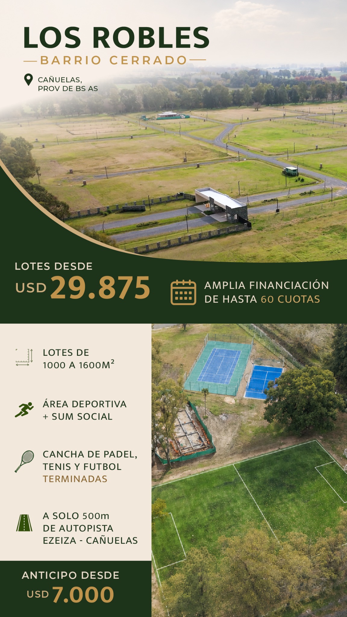 canning.greens Facebook ad: CAÑUELAS
