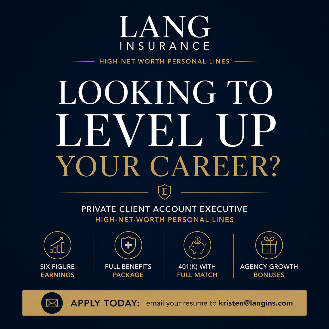 Lang Insurance Facebook ad from Jul 7, 2026