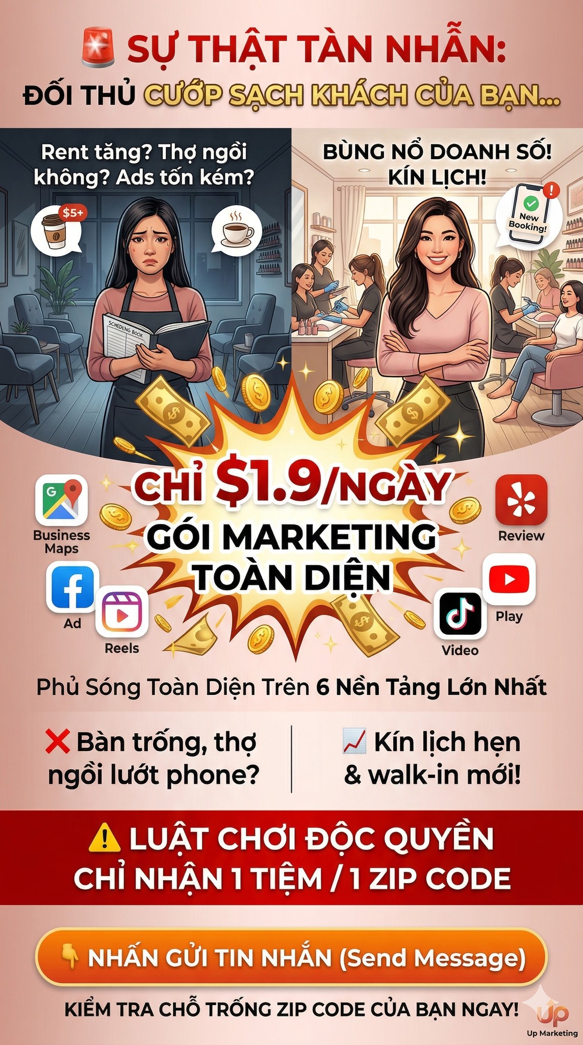 Marketing Strategy Nail and Restaurant Facebook ad: ĐỪ𝐍𝐆 ĐỌ𝐂 𝐓𝐈Ế𝐏 𝐍Ế𝐔 𝐁Ạ𝐍 𝐂𝐇Ấ𝐏 𝐍𝐇Ậ𝐍 𝐍𝐇Ì𝐍…