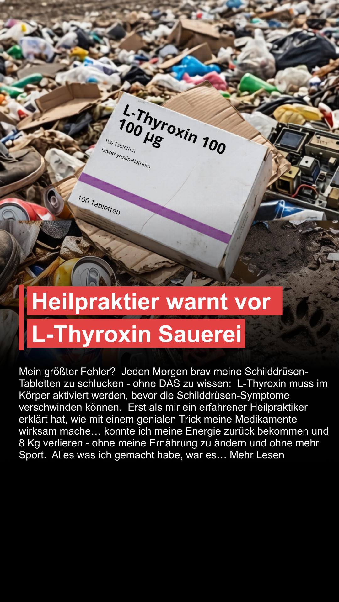 Mission Schilddrüse Facebook ad