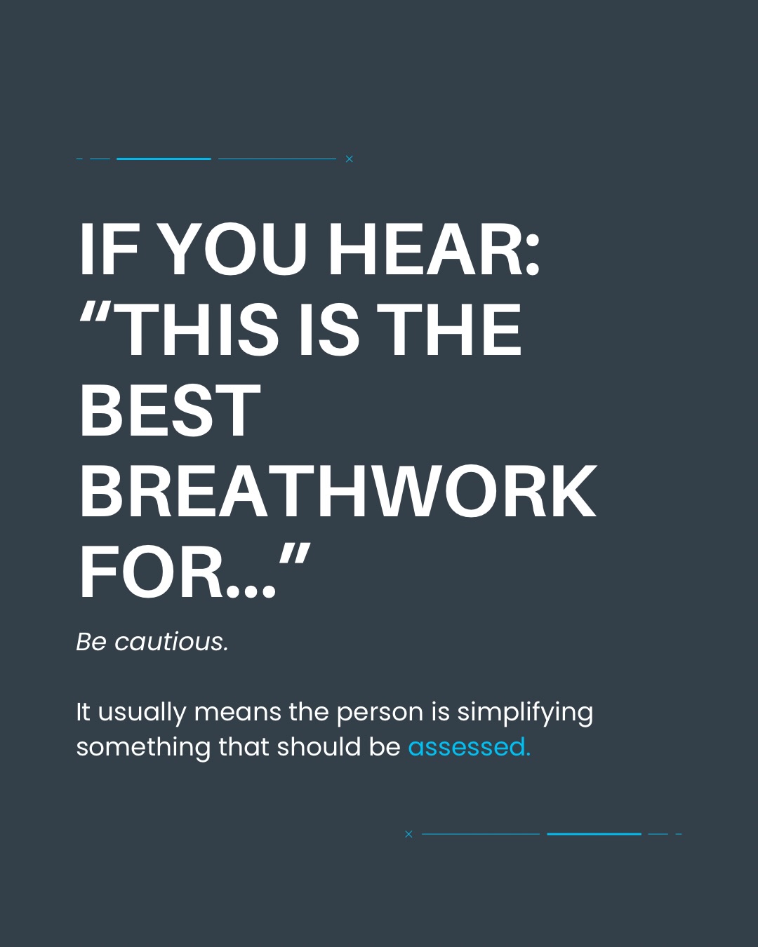 Martin McPhilimey - School of Breath Science Facebook ad: Breathwork is not as simple as choosing a…