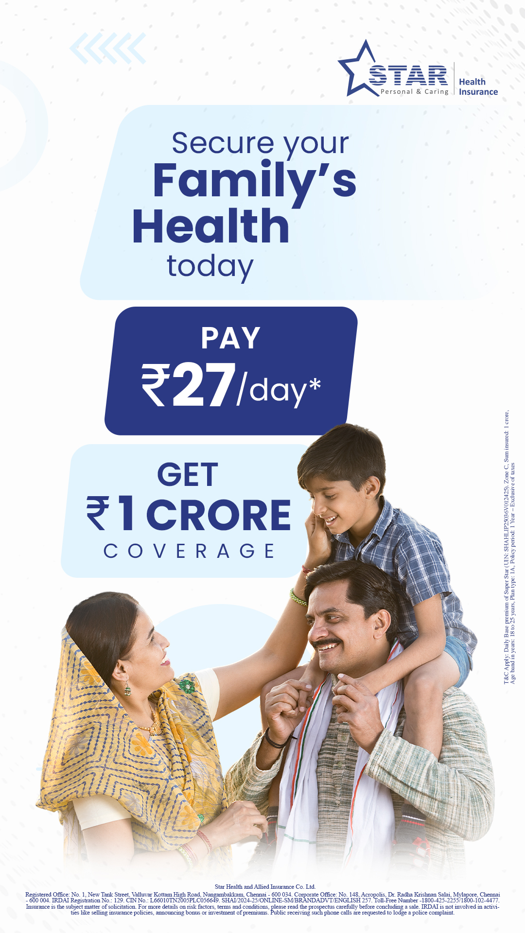Star Health And Allied Insurance Facebook ad