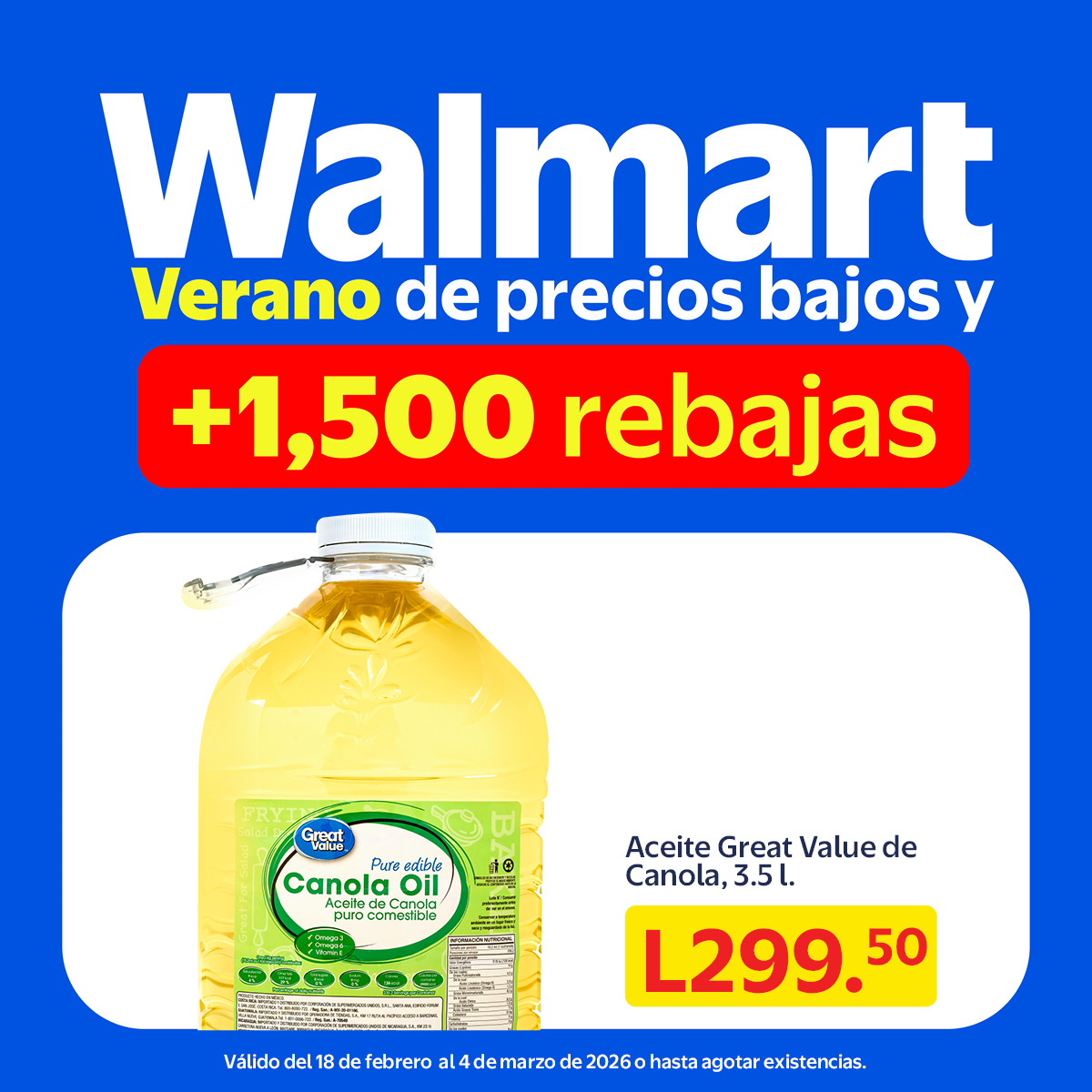 Walmart Honduras Facebook ad: Todo lo que necesitas para tu compra familiar…