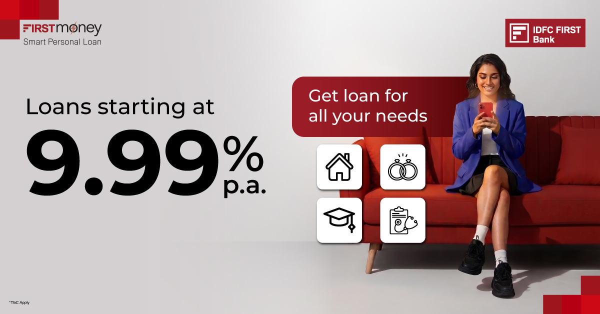 IDFC FIRST Bank Facebook ad