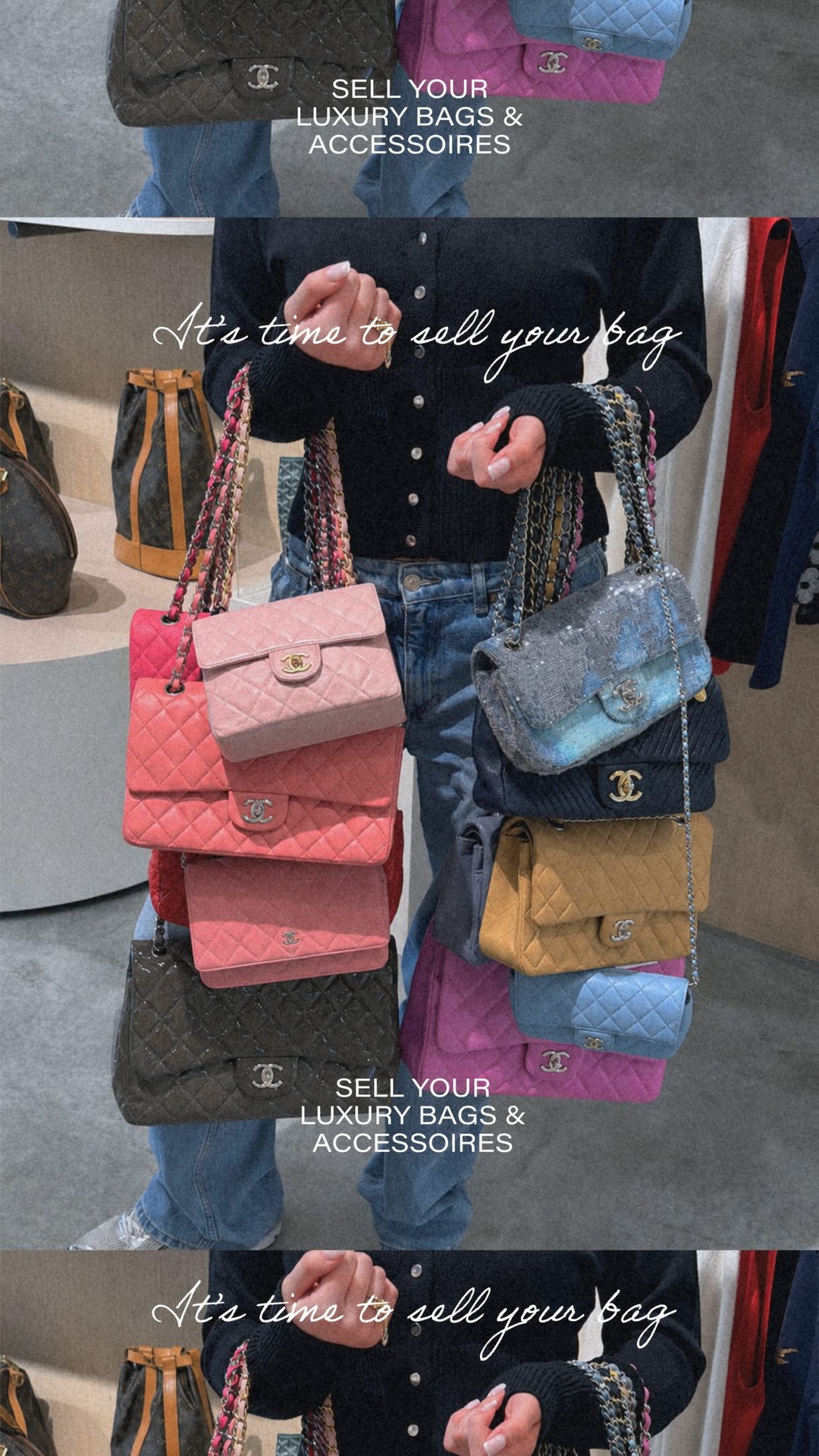 LABELLOV Facebook ad: Still waiting for that bag to hit?