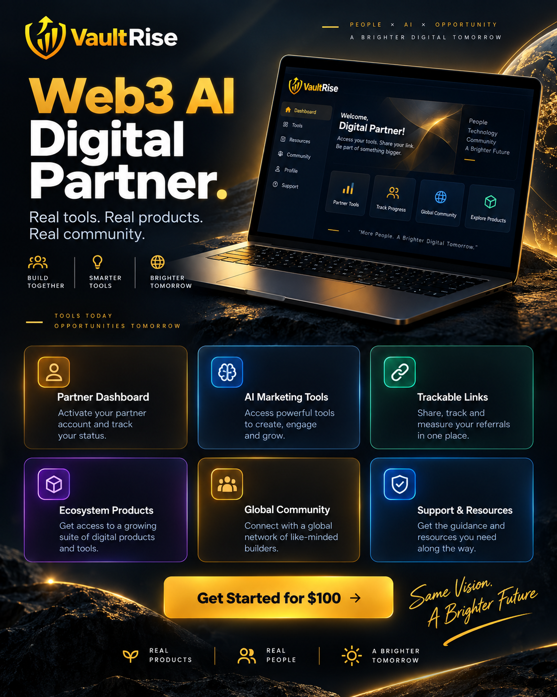 Vaultrisedigitals Facebook ad: Automate Trading:Your Web3 Partner HubA 7-Day Free Trial