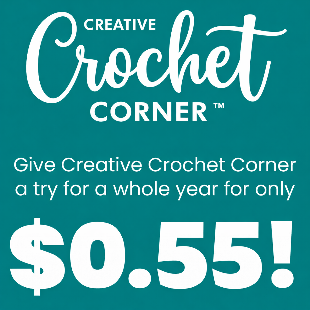 Creative Crochet Corner Facebook ad