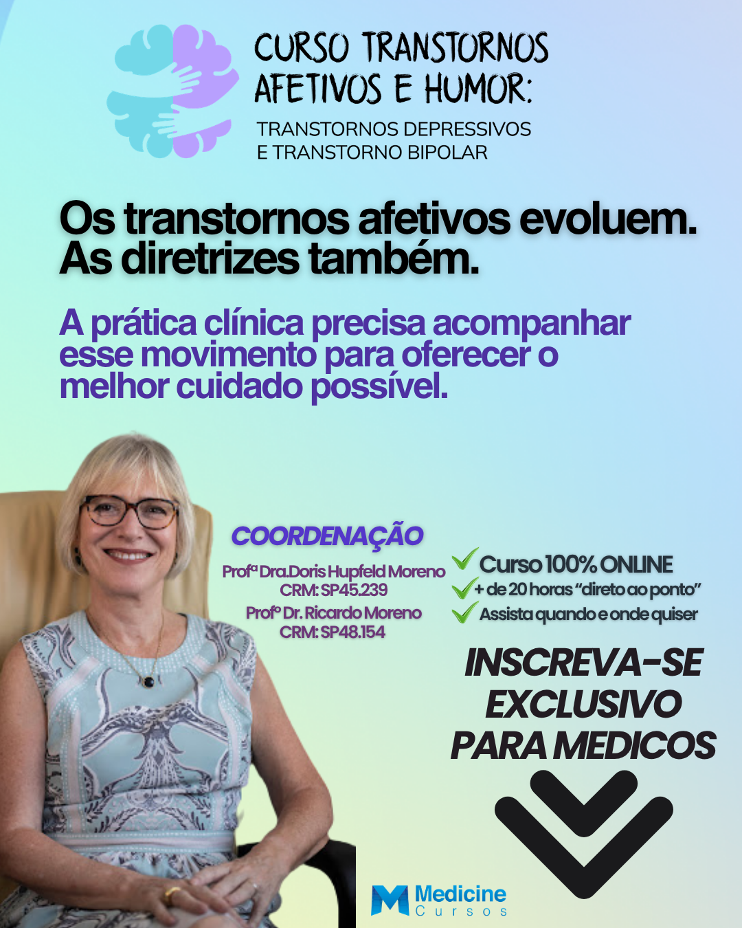 Medicine Cursos Facebook ad: Você é médico e atua com pacientes que…