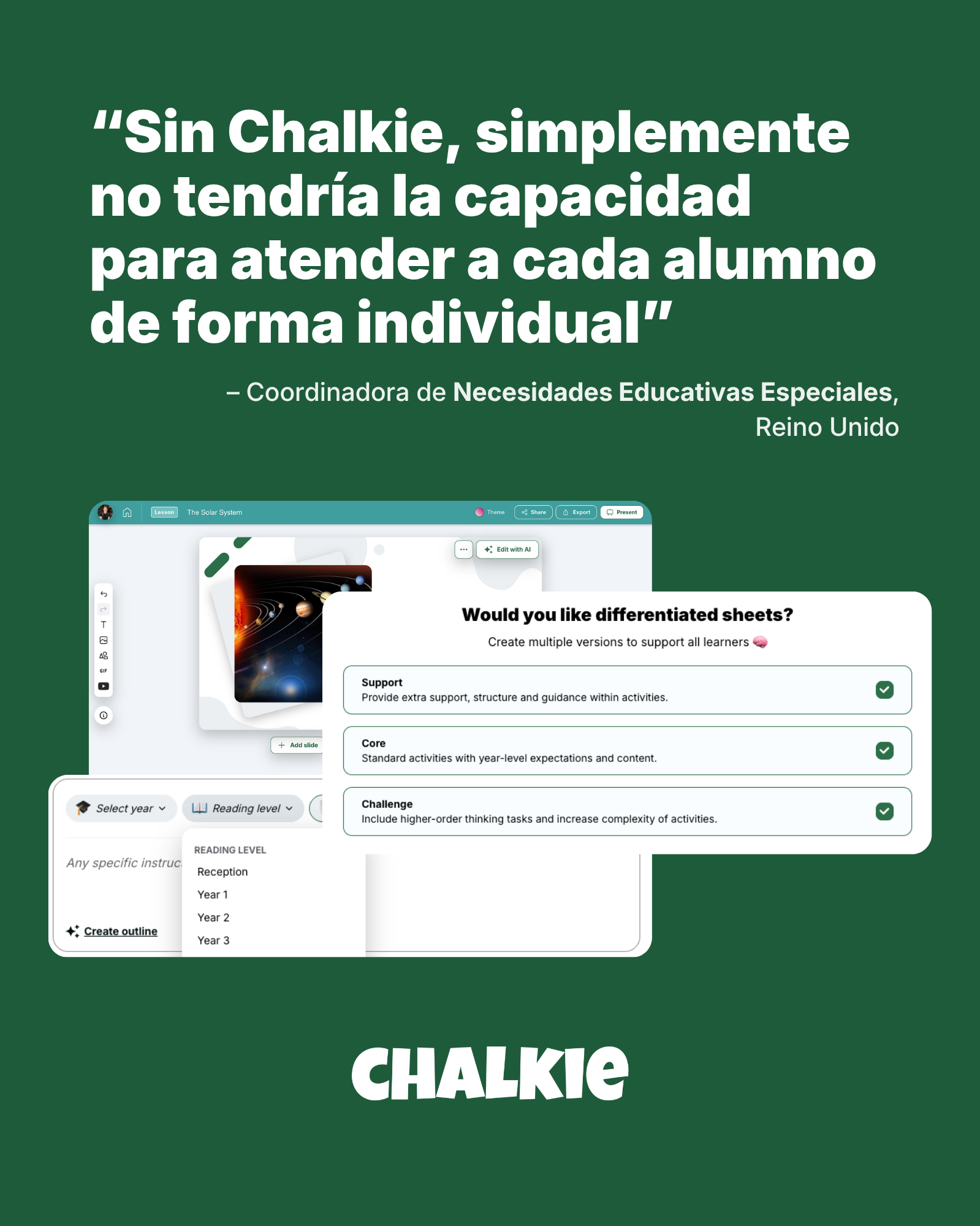 Chalkie AI Facebook ad