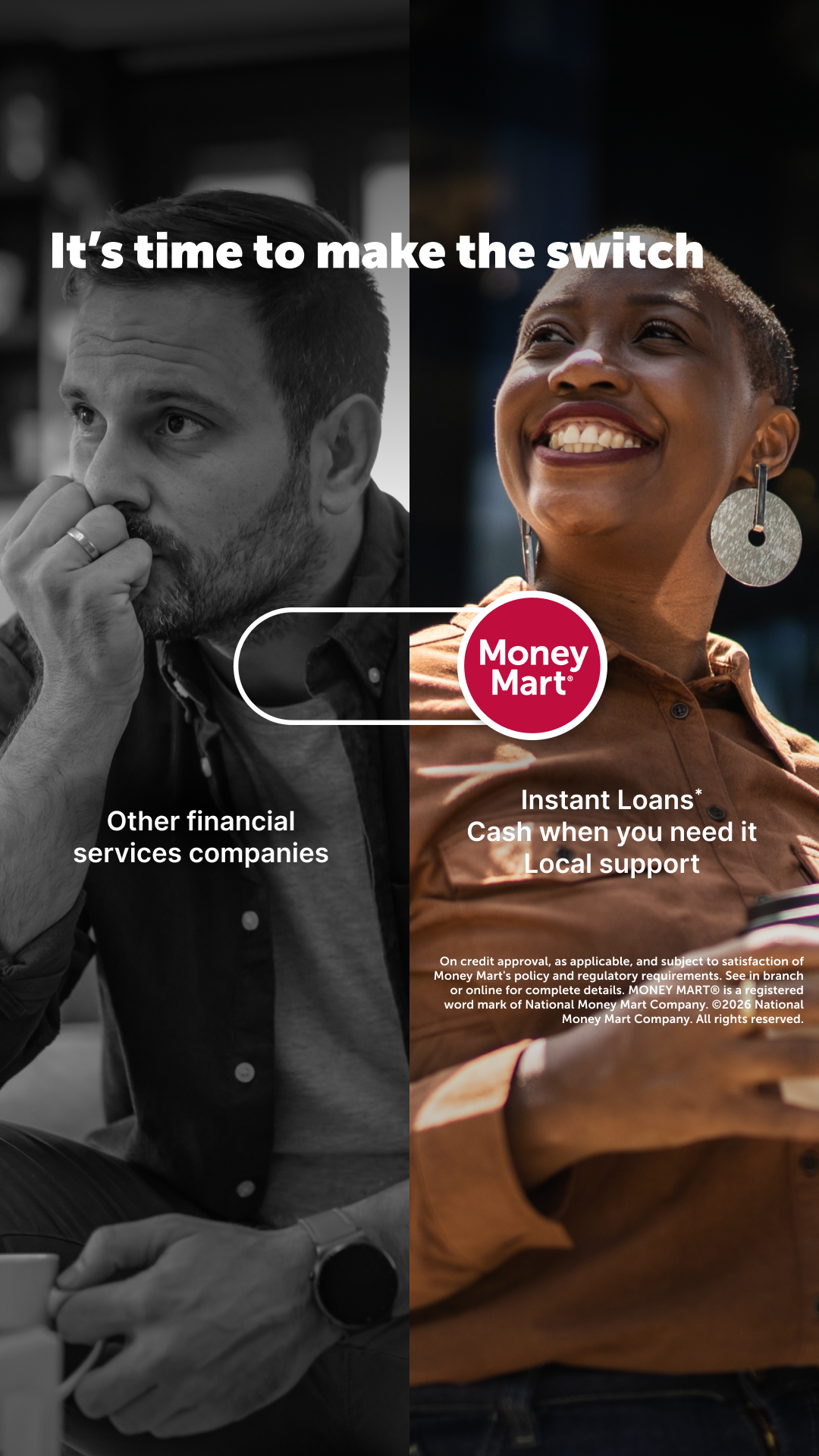 Money Mart Facebook ad