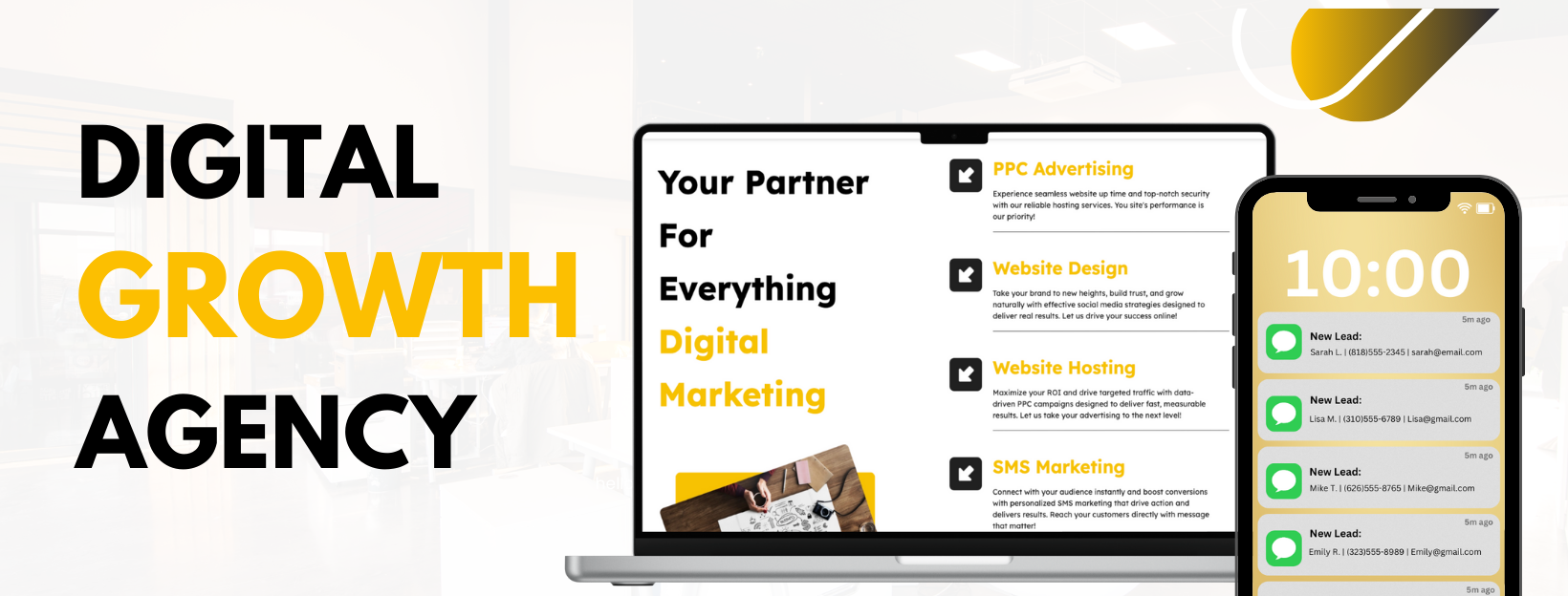 Growth Key Marketing Facebook ad: We Help Companies Grow.