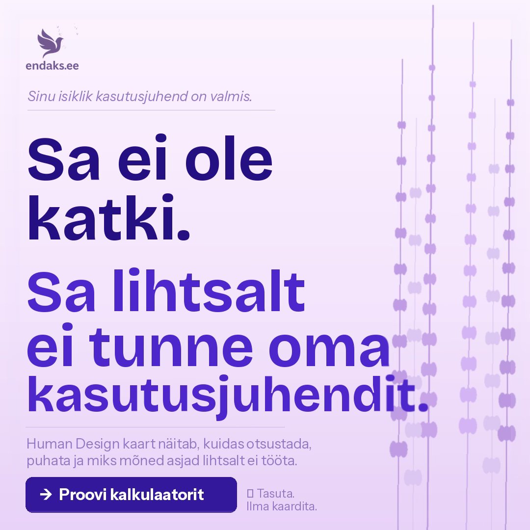 Endaks.ee Facebook ad: Endaks.ee | Sinu teejuht sisemise kasvu ja eneseavastuse…