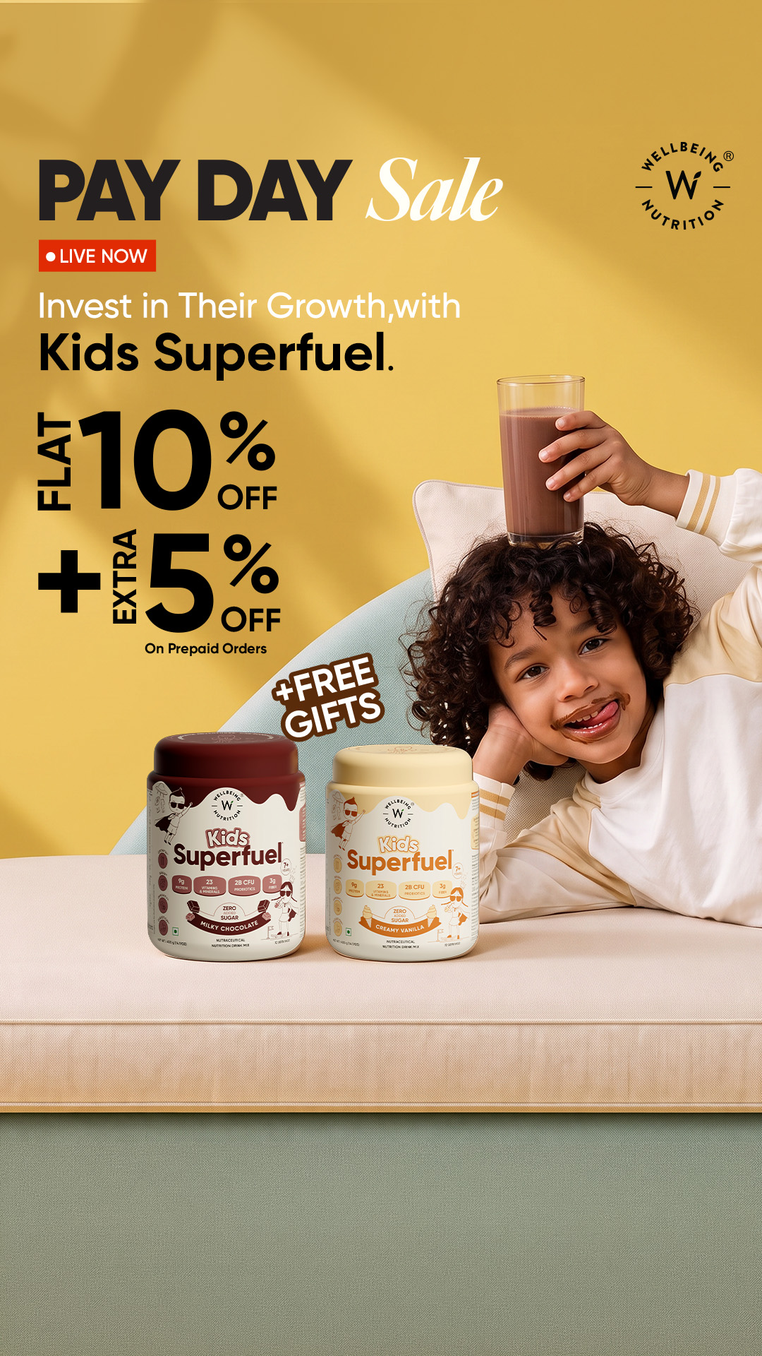 Wellbeing Nutrition India Facebook ad