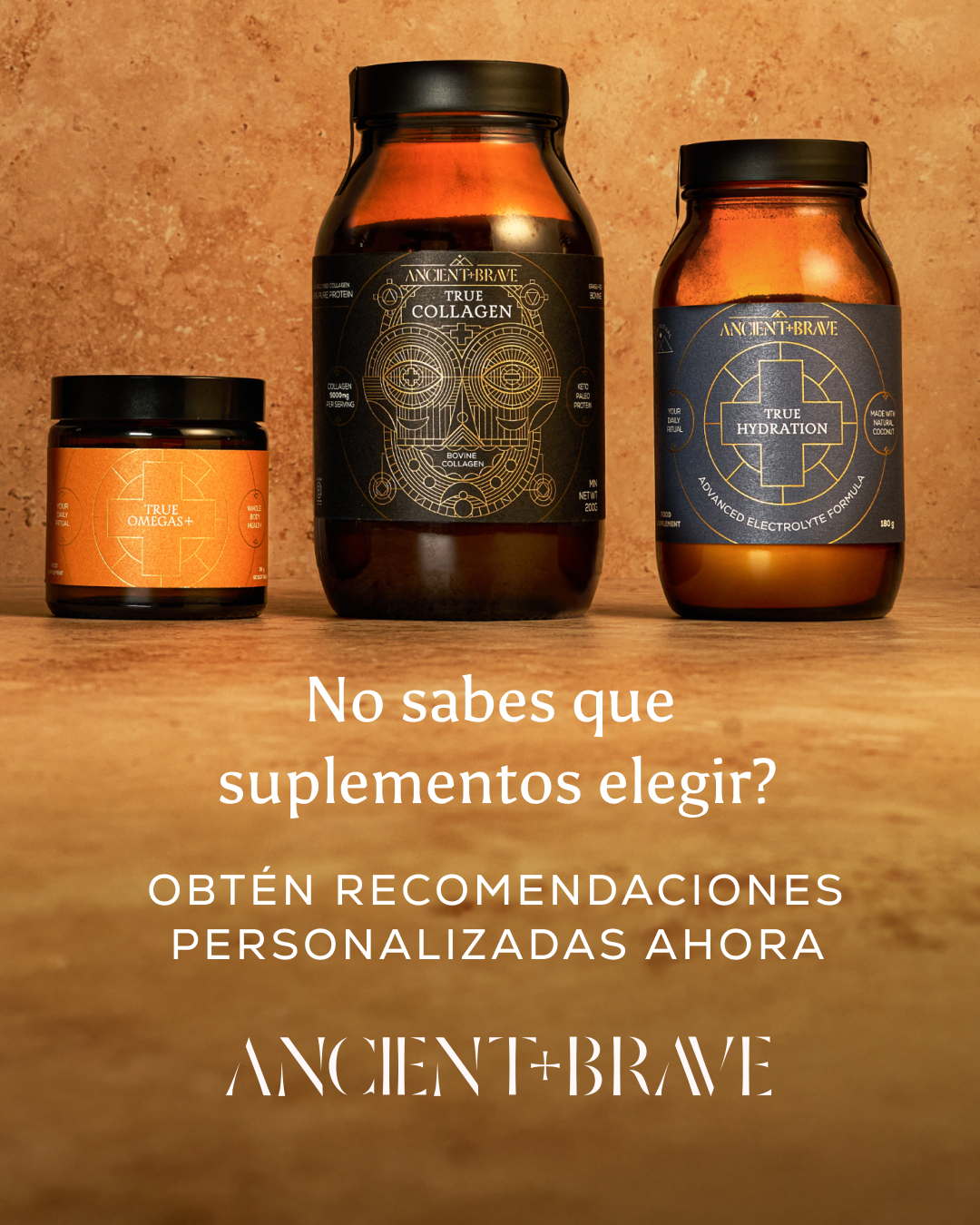 Ancient + Brave Facebook ad: Haz nuestro quiz