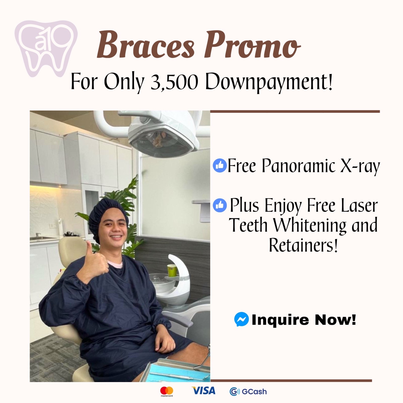Sa19 Letooth Dental Clinic - General Trias Vista Mall Facebook ad: Braces Low Downpayment