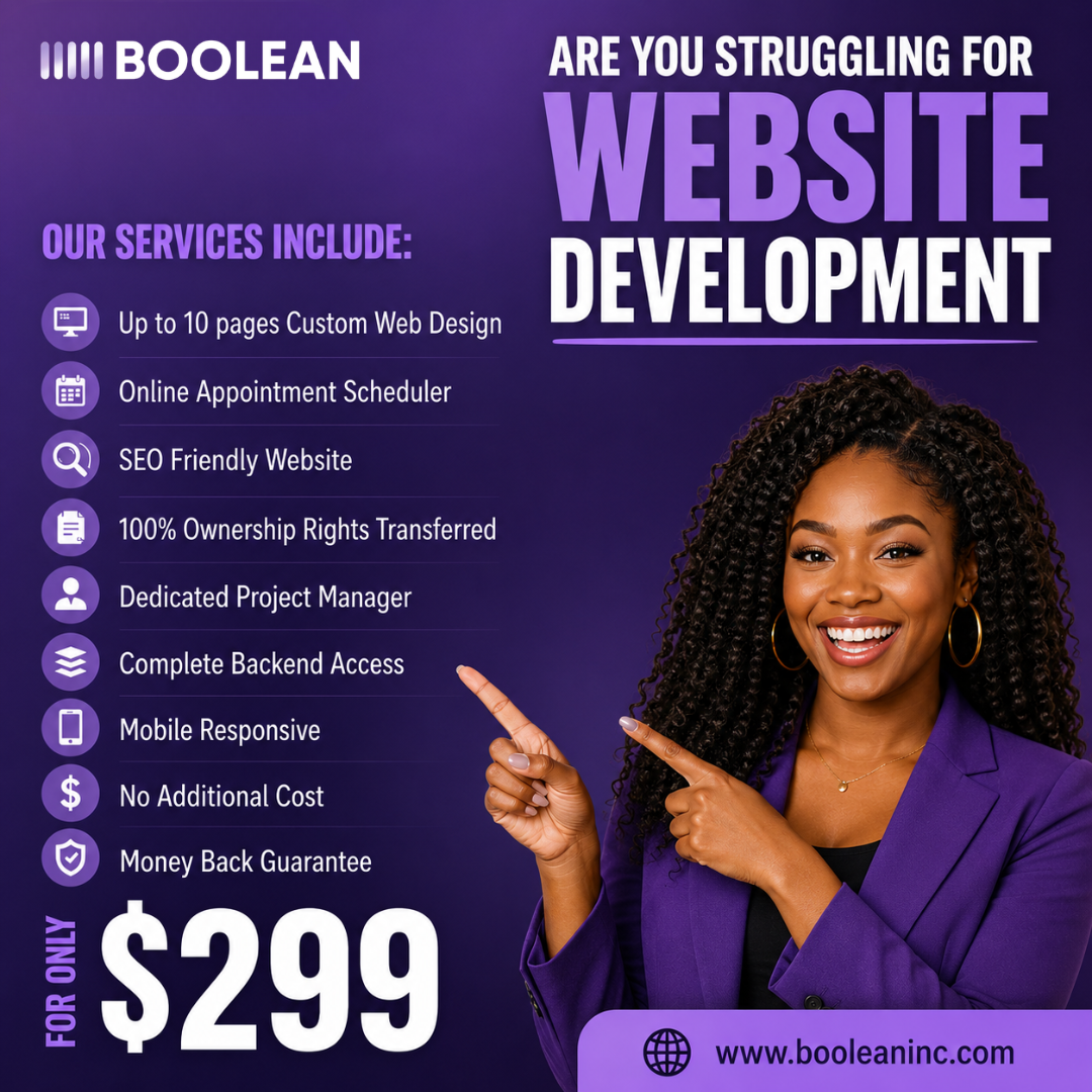 Boolean inc. Facebook ad