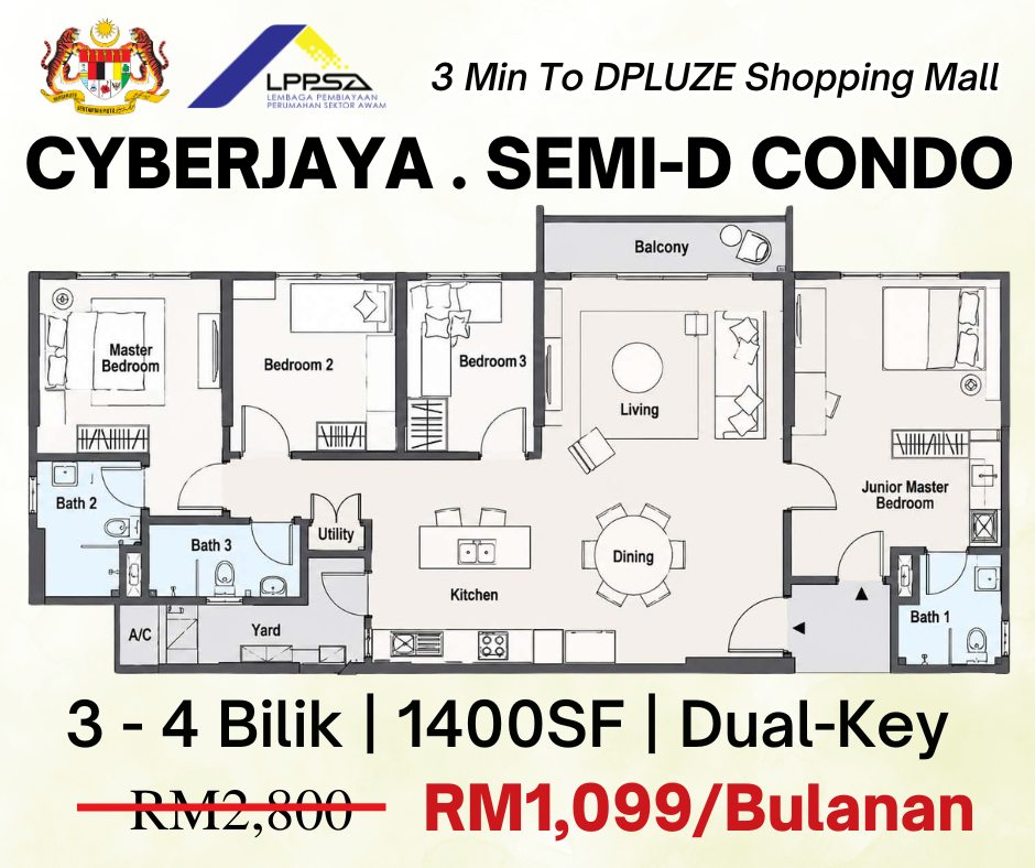 Malaysia Property Info-Zone Facebook ad: Download E-Brochure & Pricelist
