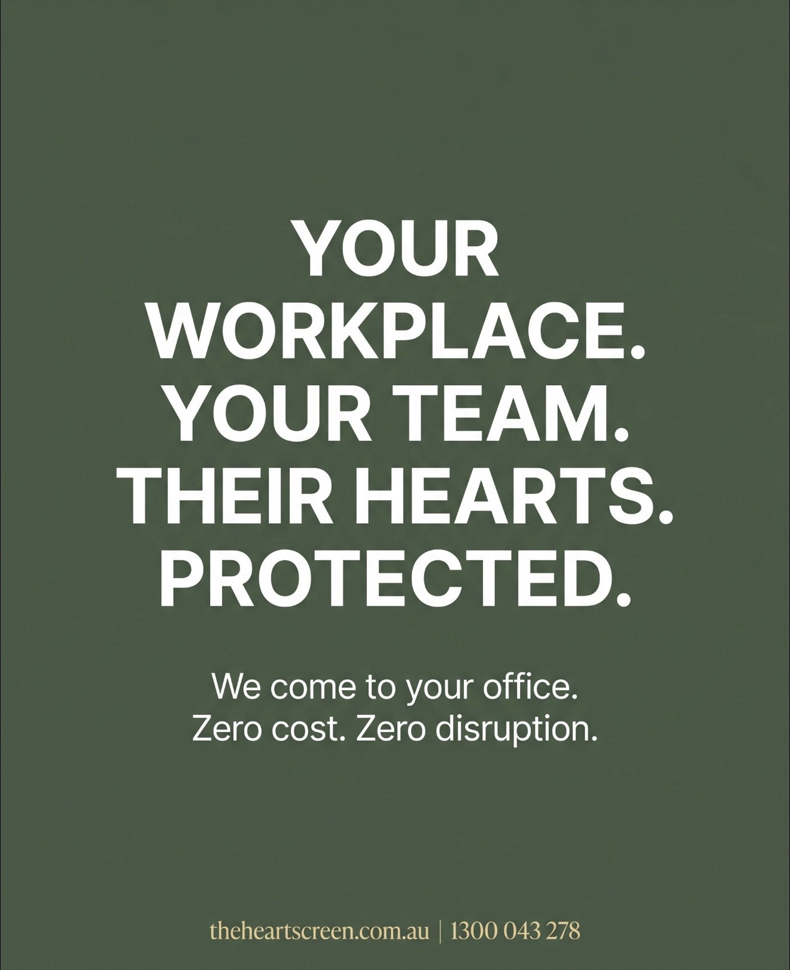 The HeartScreen Facebook ad