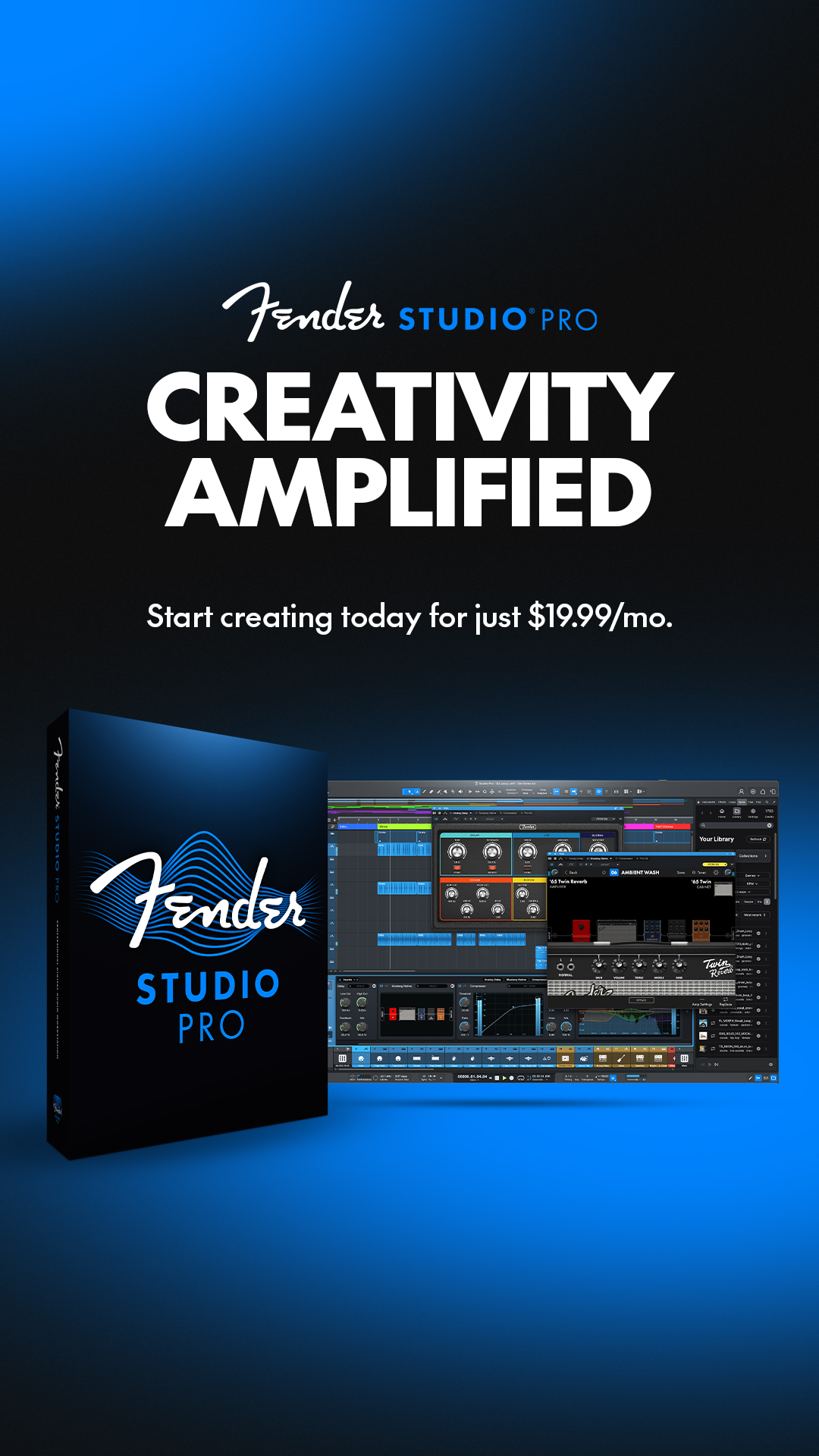 Fender Studio Facebook ad