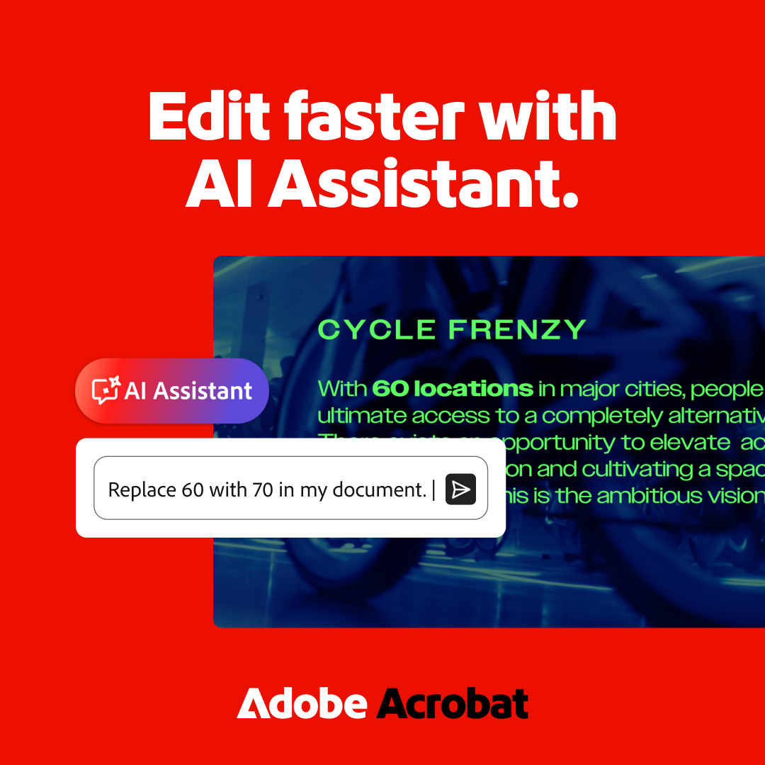 Adobe Acrobat Facebook ad
