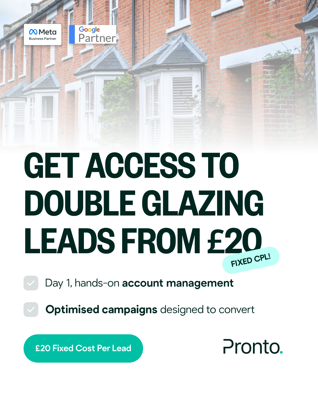 Lead Pronto - Digital Marketing Agency Facebook ad: Get High-Quality Window & Door Leads Now!
