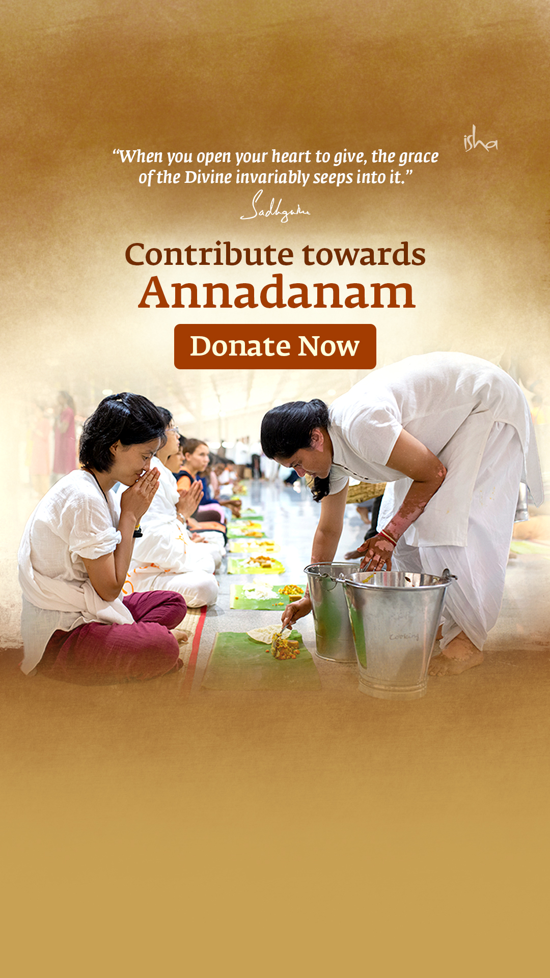 Isha Foundation Facebook ad