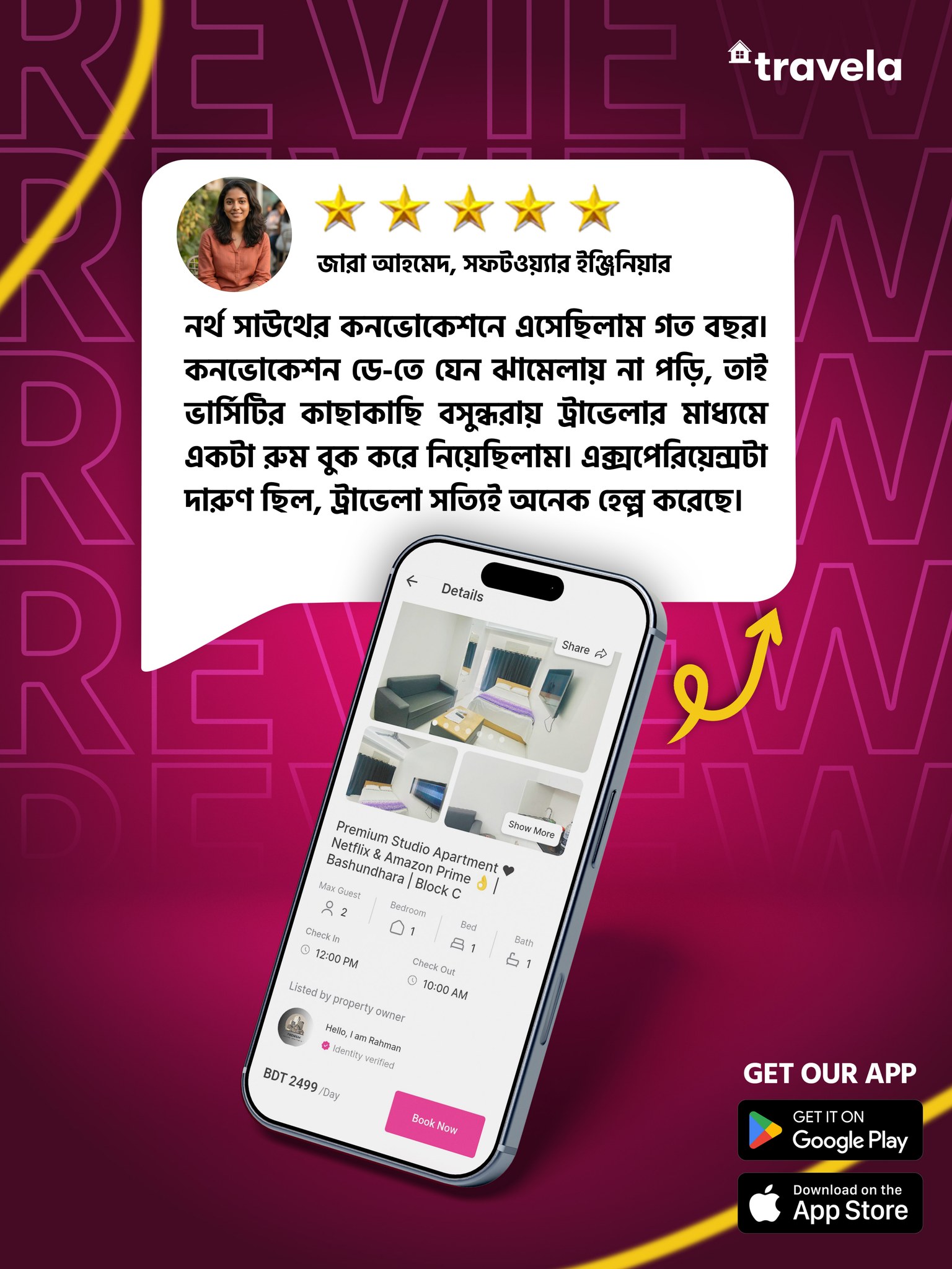 Travela Facebook ad
