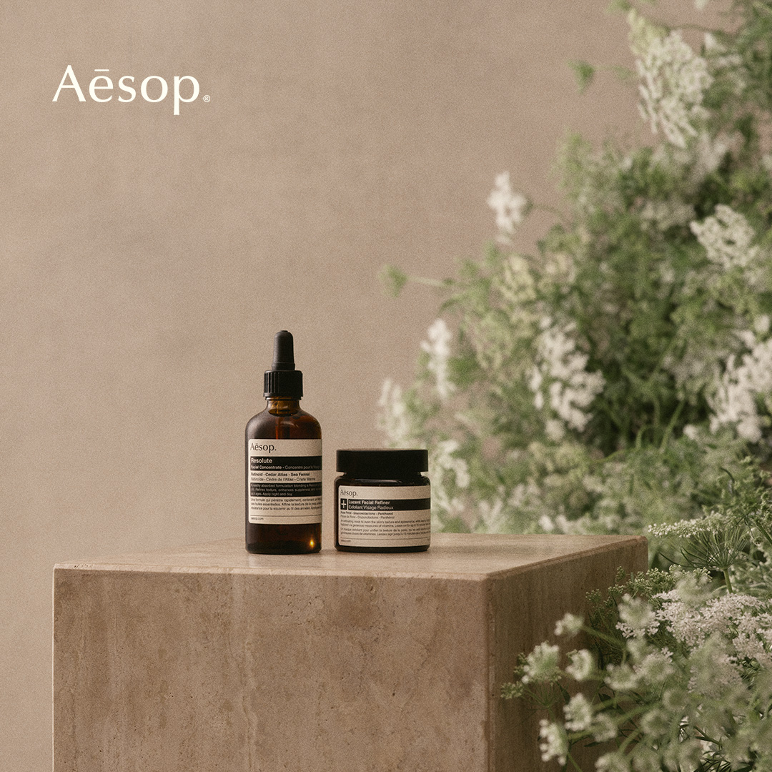 Aesop Facebook ad