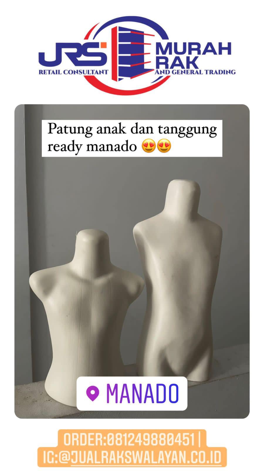 JRS Murah Rak Makassar Facebook ad: Patung manekin tersedia berbagai model dan ukuran untuk…