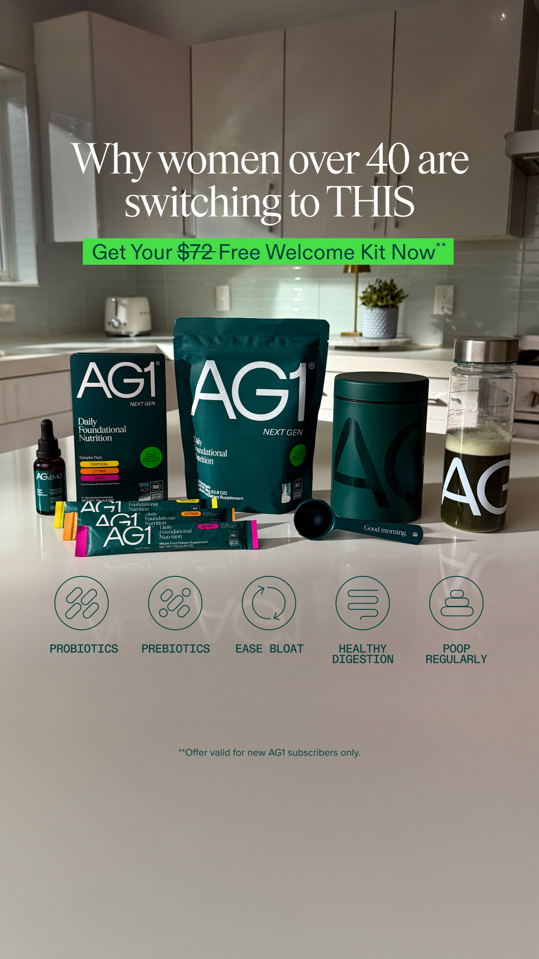 AG1 by Athletic Greens Facebook ad