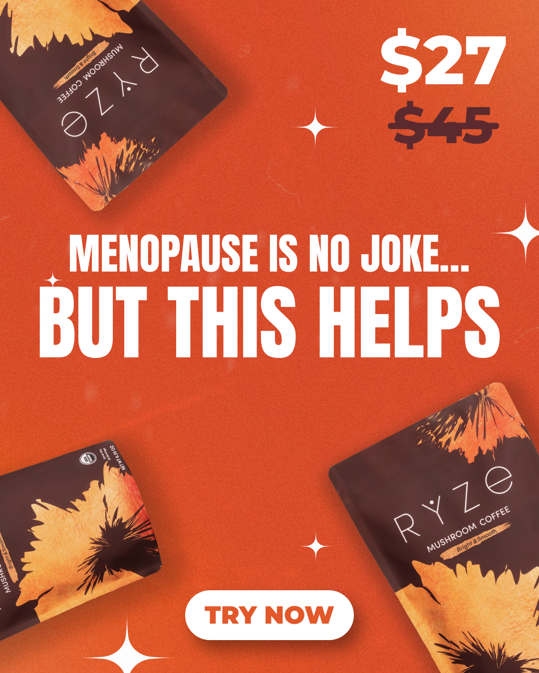 RYZE Superfoods Facebook ad