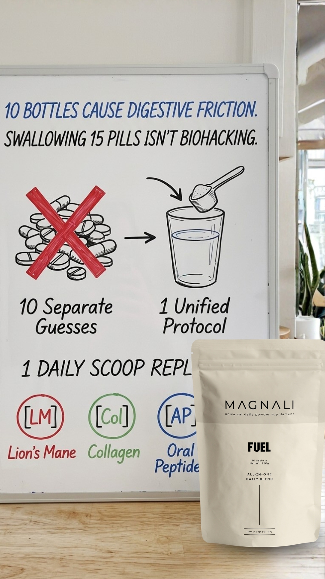 Magnali Health Facebook ad from Aug 18, 2026