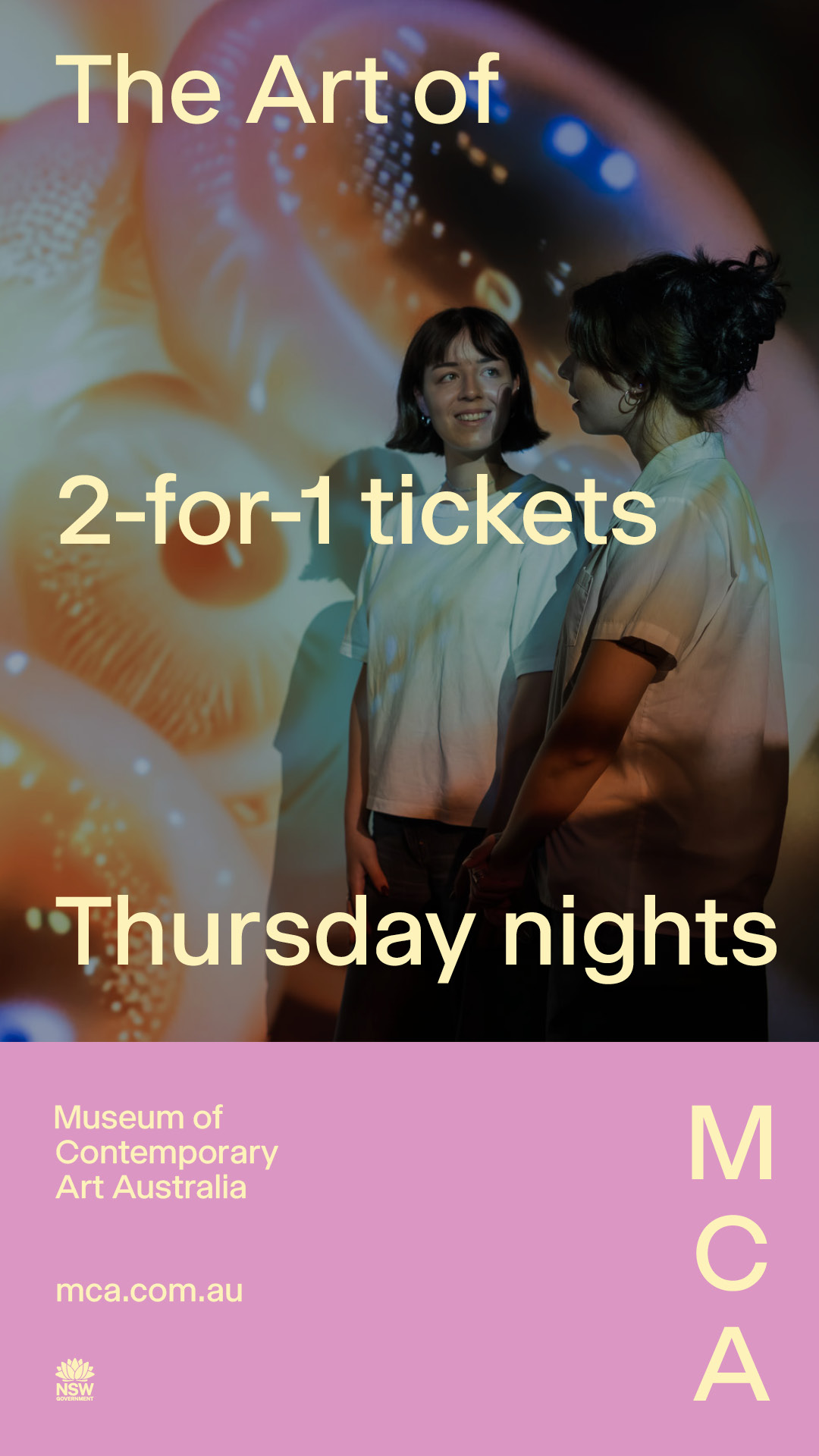 Museum of Contemporary Art Australia Facebook ad