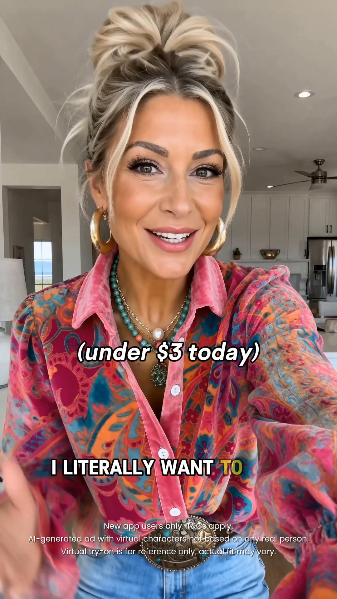 Temu Facebook ad: Women's Apparel Deals