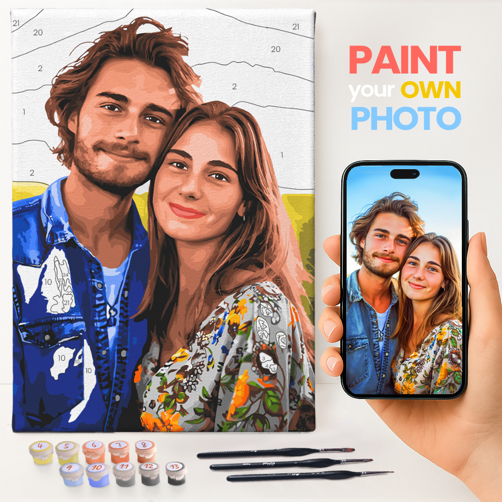 uPaint Facebook ad: Turn your favorite photos into stunning wall art…