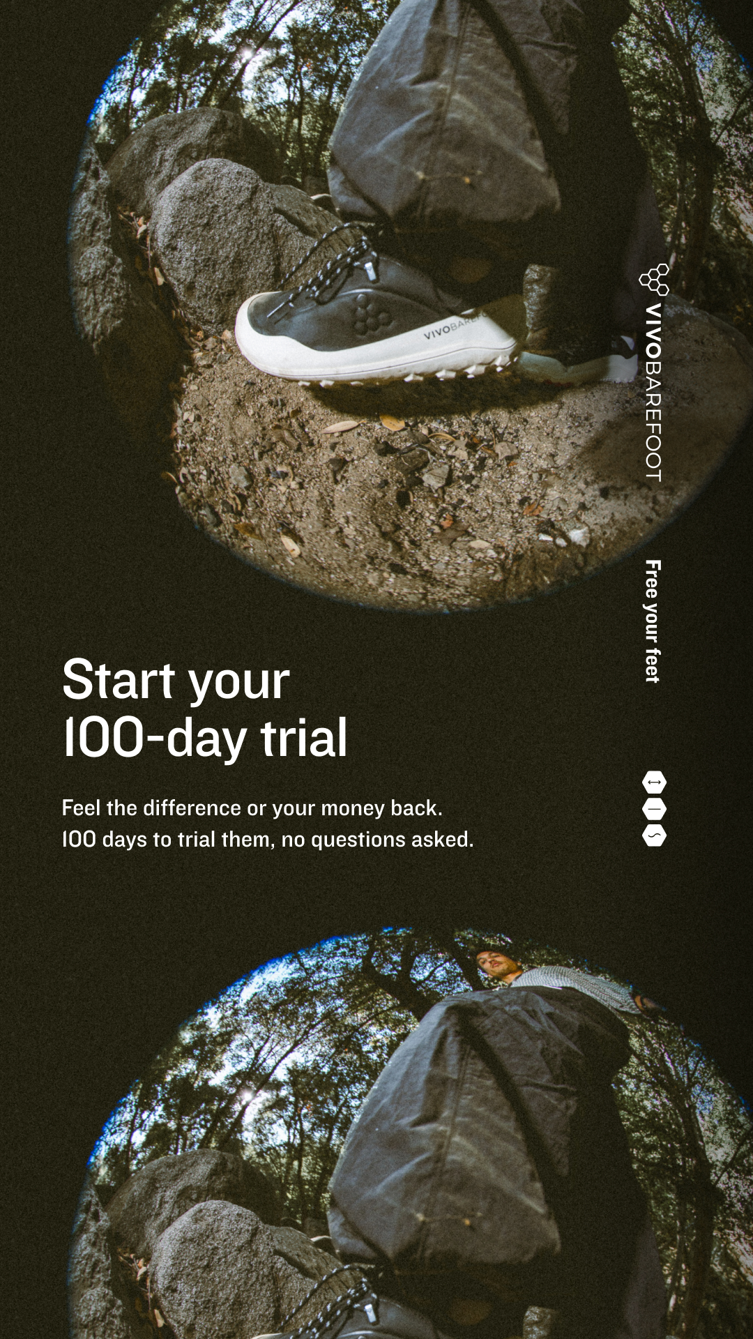 Vivobarefoot Facebook ad